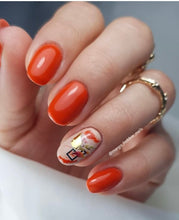 Load image into Gallery viewer, IBDI NAILS slider AIR FOIL 28 - Floral &amp; Gold Accents
