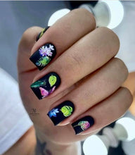 Load image into Gallery viewer, IBDI NAILS slider AIR FOIL 26 - Metallic Bugs &amp; Butterflies