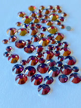Load image into Gallery viewer, Colour Shifting Blue/Pink/Gold Crystal Nail Gems (mixed sizes x140)