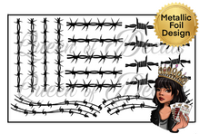 Load image into Gallery viewer, Metallic barb wire