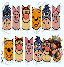 Load image into Gallery viewer, Full Cover Hand Drawn - Pooh bear &amp; friends