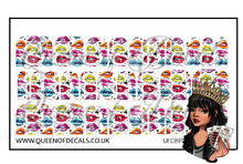 Load image into Gallery viewer, Multi lips NAIL WRAP