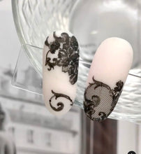 Load image into Gallery viewer, IBDI NAILS slider - 522 -Black Lace