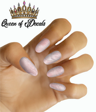 Load image into Gallery viewer, Baby Pink Marble NAIL WRAP