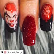 Load image into Gallery viewer, IT Pennywise collaboration decal with ‘Natasha Newton’