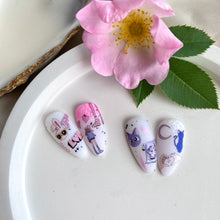 Load image into Gallery viewer, IBDI NAILS slider - COLORFUL 104 - Cute Pink Stuff