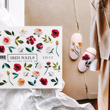 Load image into Gallery viewer, IBDI NAILS slider - 3D32 - 3d florals