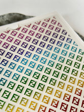 Load image into Gallery viewer, RAINBOW METALLIC Logo sheet FF