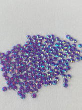 Load image into Gallery viewer, 3mm Jelly Crystals - (qty 200) PURPLE JELLY AB