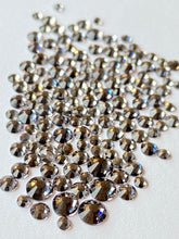 Load image into Gallery viewer, Black Diamond Crystal Nail Gems (mixed sizes x150)