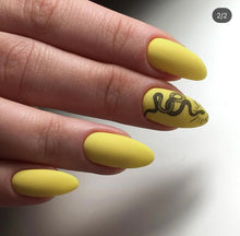 Load image into Gallery viewer, IBDI NAILS - AIR  slider 158 - Black &amp; White Snakes