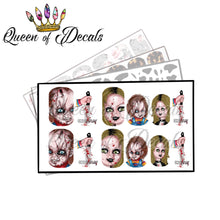 Load image into Gallery viewer, Chucky Artist collaboration decal with ‘Natasha Newton’