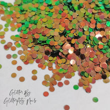 Load image into Gallery viewer, CHAMELEON GREEN, GOLD &amp; BROWN DOTS 5ml pots