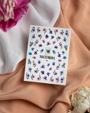 Load image into Gallery viewer, NOGTEMODA Nail stickers 079 - Alcohol Inky Florals