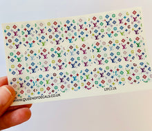 Load image into Gallery viewer, LV Signiture print (Summer)NAIL WRAP