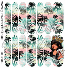 Load image into Gallery viewer, Pastel Palm NAIL WRAP