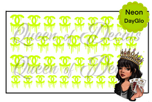Load image into Gallery viewer, Neon/Day GLO Drippy CC decal