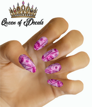 Load image into Gallery viewer, Mo Money - Pink NAIL WRAP