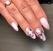 Load image into Gallery viewer, IBDI NAILS - AIR  slider 166 - Black Alcohol Inky