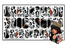 Load image into Gallery viewer, Black Leopard with chains NAIL WRAP