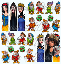 Load image into Gallery viewer, STICKY DIAMOND COLLABORATION Full Cover SNOW WHITE