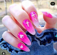 Load image into Gallery viewer, IBDI NAILS slider AIR FOIL 21 Cream &amp; Gold Sheet
