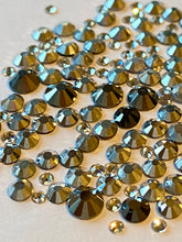 Load image into Gallery viewer, Crystal &amp; Steel Mix Nail Gems (mixed sizes x150)