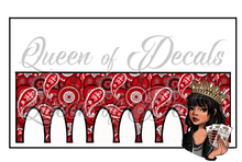 Load image into Gallery viewer, Red Bandana NAIL WRAP