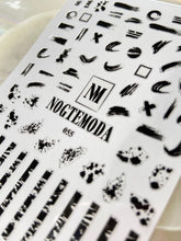 Load image into Gallery viewer, NOGTEMODA Nail stickers 055 Brush stokes and Splashes