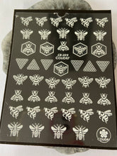Load image into Gallery viewer, BEE Nail Art Stickers - White