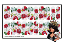 Load image into Gallery viewer, Rose Bath NAIL WRAP