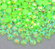 Load image into Gallery viewer, 3mm Jelly Crystals (qty 200) - LIME JELLY AB
