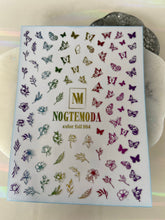 Load image into Gallery viewer, COLOR FOIL 004 Rainbow Metallic butterflies