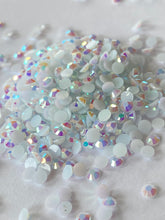 Load image into Gallery viewer, 3mm Jelly Crystals (qty 200) - WHITE JELLY AB