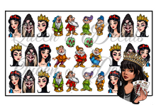 Load image into Gallery viewer, STICKY DIAMOND COLLABORATION Full Cover SNOW WHITE