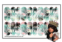 Load image into Gallery viewer, Pastel Palm NAIL WRAP