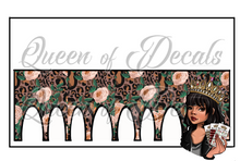 Load image into Gallery viewer, Leopard &amp; Cream Roses NAIL WRAP
