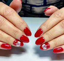 Load image into Gallery viewer, IBDI NAILS - AIR  slider 112 - White flowers &amp; Butterflies