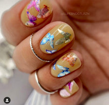 Load image into Gallery viewer, IBDI NAILS slider AIR FOIL 26 - Metallic Bugs &amp; Butterflies