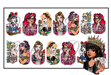 Load image into Gallery viewer, OFFICIAL Miss Cherry Martini/Queen of decals collaboration ‘ALTERNATIVE PRINCESSES ’