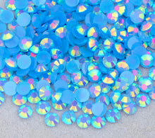 Load image into Gallery viewer, 3mm Jelly Crystals (qty 200)- ICE BLUE JELLY AB