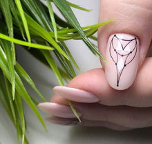 Load image into Gallery viewer, IBDI NAILS - AIR  slider 134 - Black and White Geo