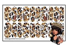 Load image into Gallery viewer, Leopard, Tassels &amp; Chains NAIL WRAP