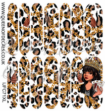 Load image into Gallery viewer, Leopard, Tassels &amp; Chains NAIL WRAP