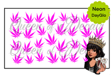 Load image into Gallery viewer, Neon/Day GLO Weed decal