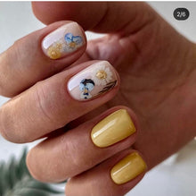 Load image into Gallery viewer, IBDI NAILS slider - COLORFUL 93 - Pressed Flowers