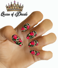 Load image into Gallery viewer, Camo Heart NAIL WRAP