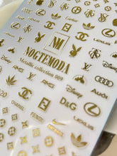 Load image into Gallery viewer, METALLIC COLLECTION 009 Gold Logos