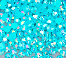 Load image into Gallery viewer, 3mm Jelly Crystals (qty 200) - AQUA JELLY AB