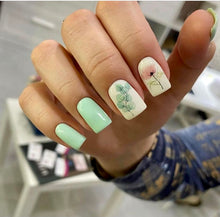 Load image into Gallery viewer, IBDI NAILS slider - COLORFUL 535 - Pink &amp; Blue Watercolor Floral